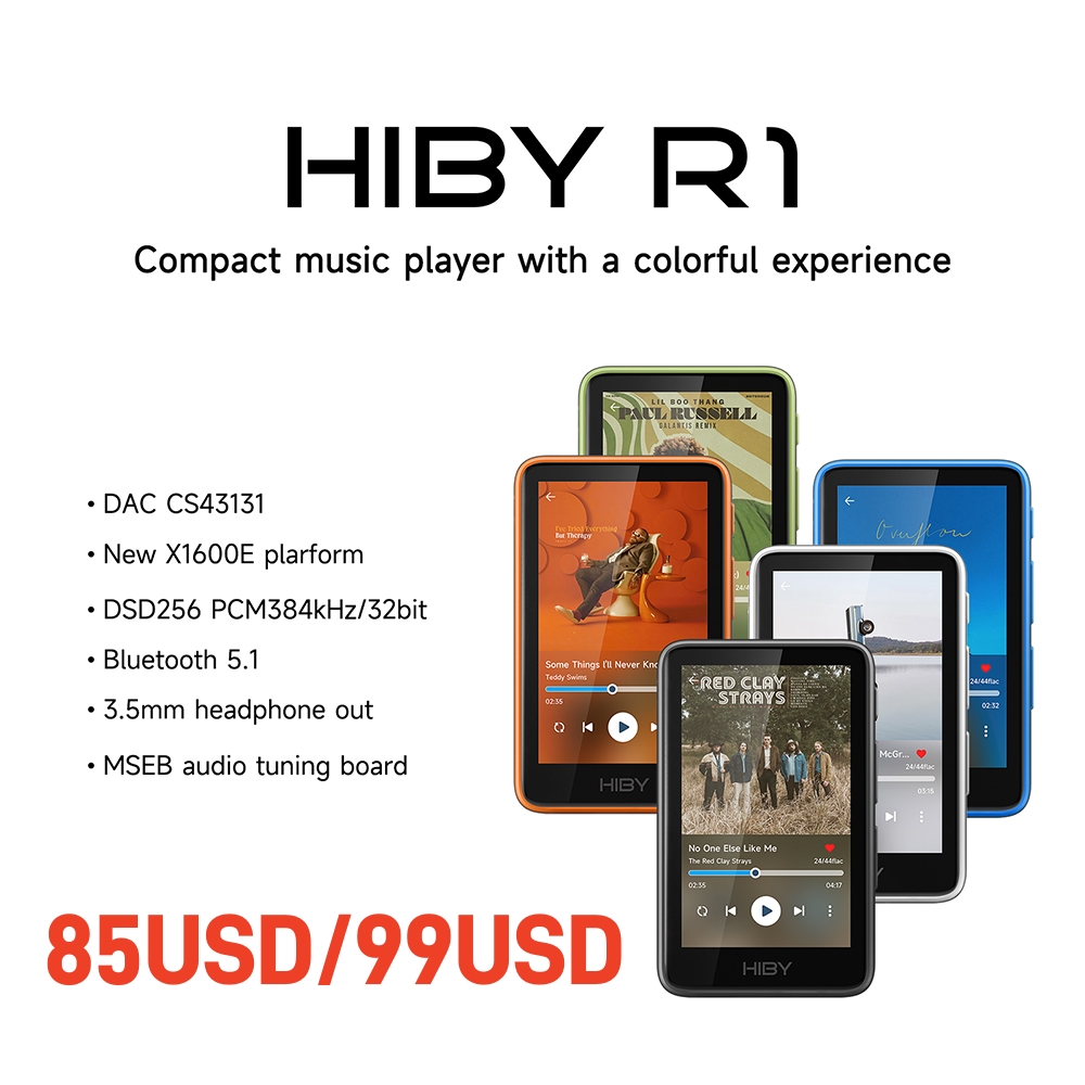 Audio Music Web - Reproductor de Música HiFi HiBy R1,