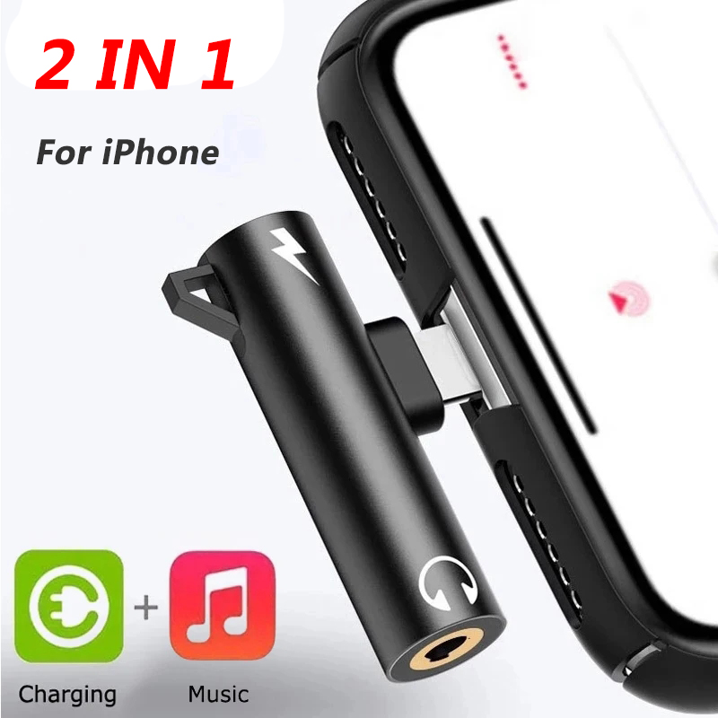 Audio And Music Splitter - Divisor adaptador 2 en 1 para
