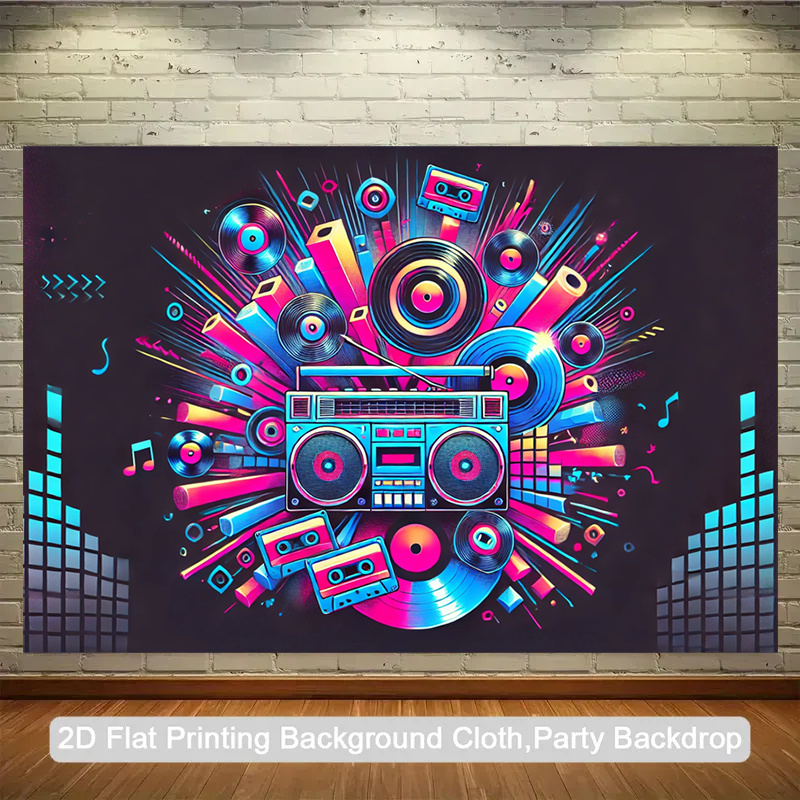 Audio Music Background Free - Producto plano 2D de 1 pieza.
