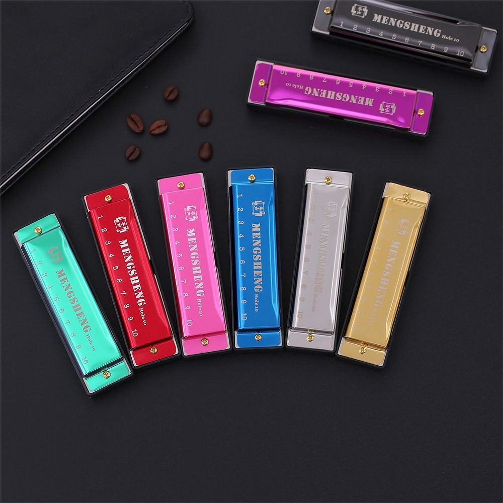 Harmonica 10 Hole - Armónica Portátil de 10 Orificios en