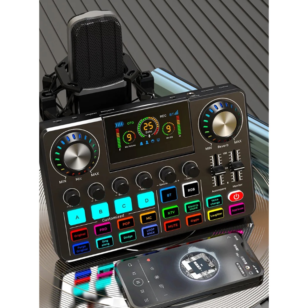 Audio Music Voice Changer - Mezclador de Audio DTC5, Tarjeta de