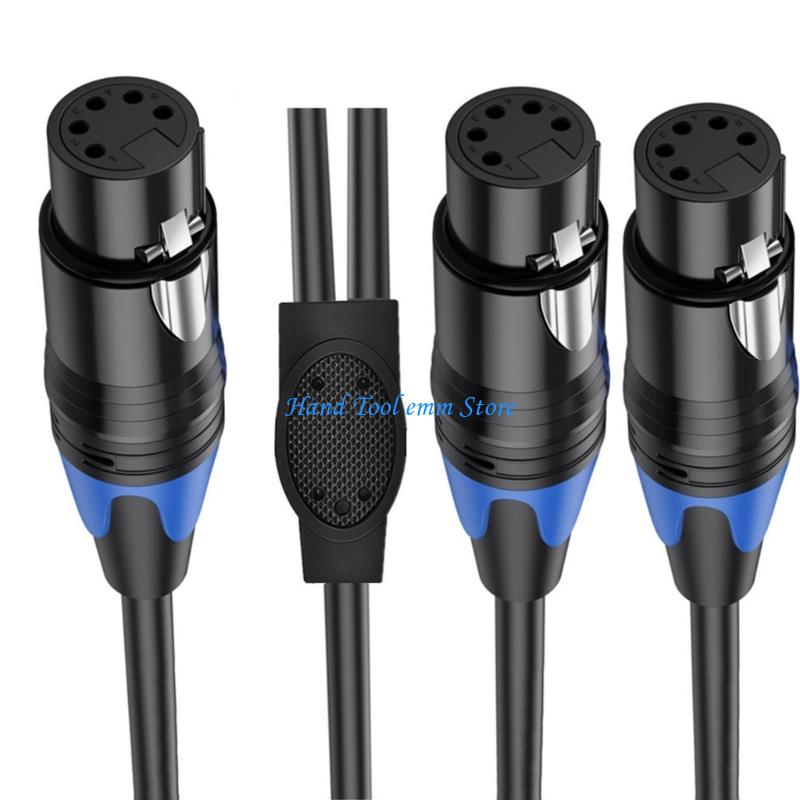 Audio And Music Splitter - Cable XLR H37F 5 pines profesional,