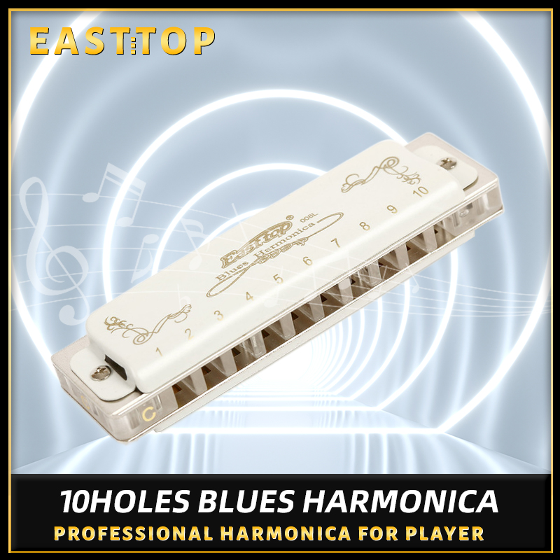 Harmonica 10 Hole - East top-armónica profesional de 10 agujeros,