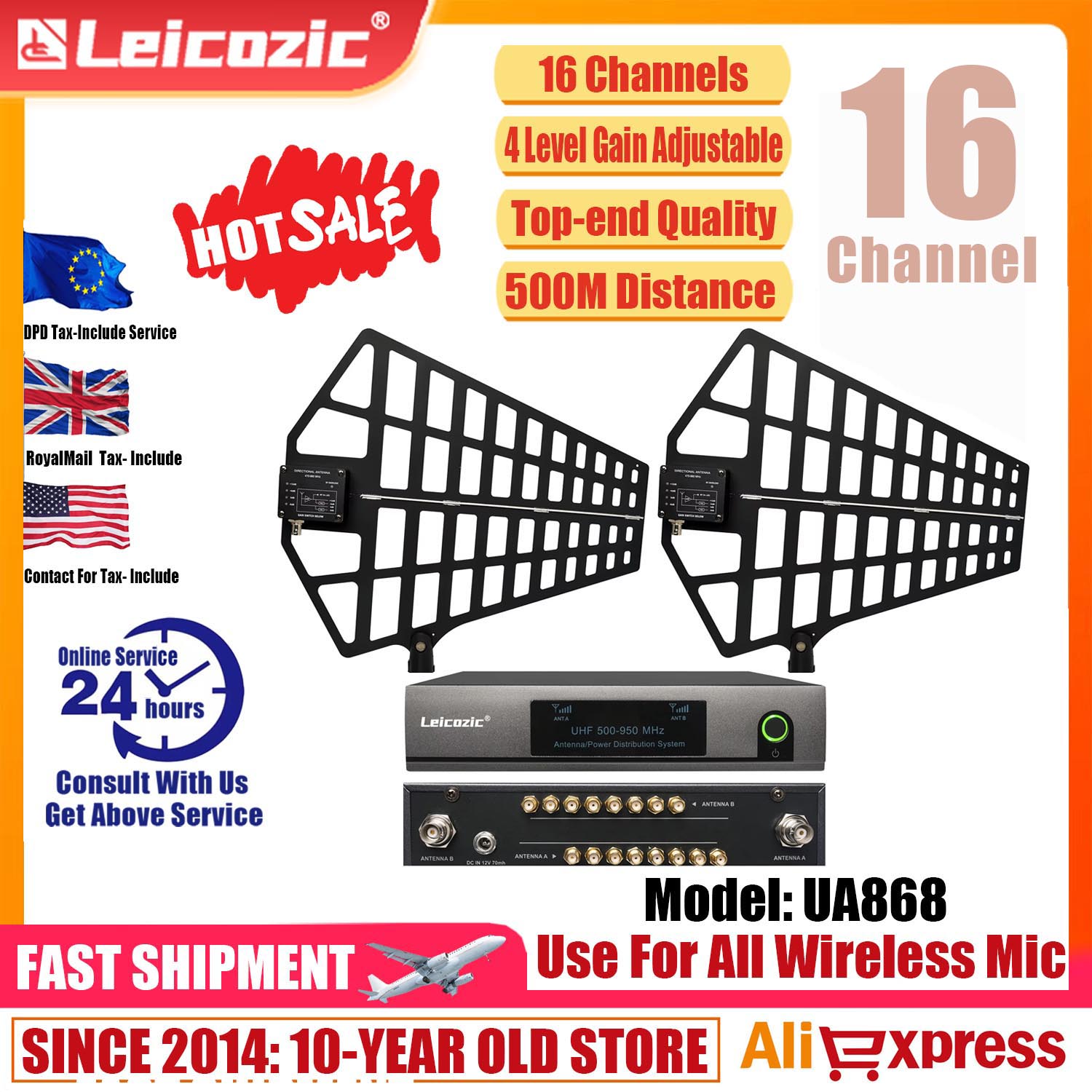 Audio And Music Splitter - Leicozic-sistema De distribución De antena De