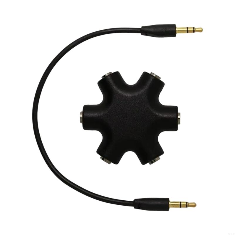 Divisor música portátil 5 sali - Audio And Music Splitter reseña y precio