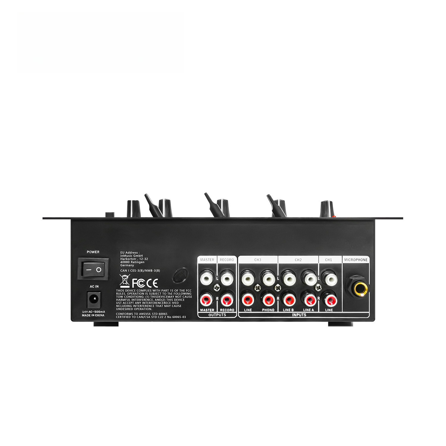 Mezclador de DJ de 4 Canales,  - Audio Interface Usb reseña y precio
