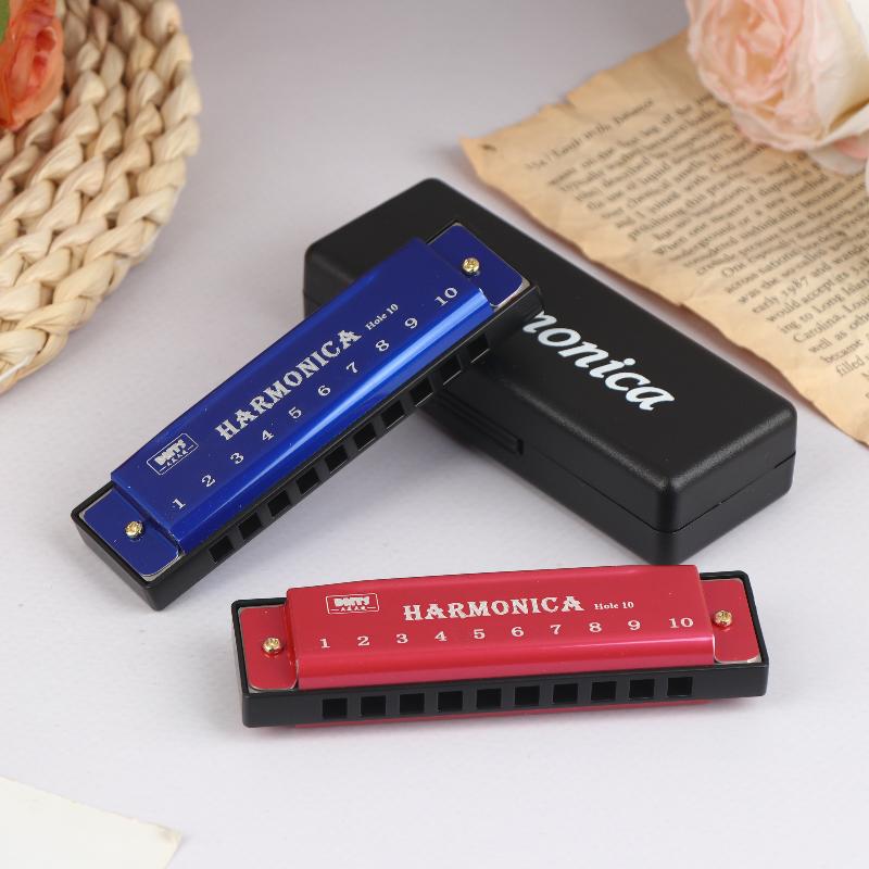Armónica diatónica de 10 orifi - Harmonica 10 Hole reseña y precio