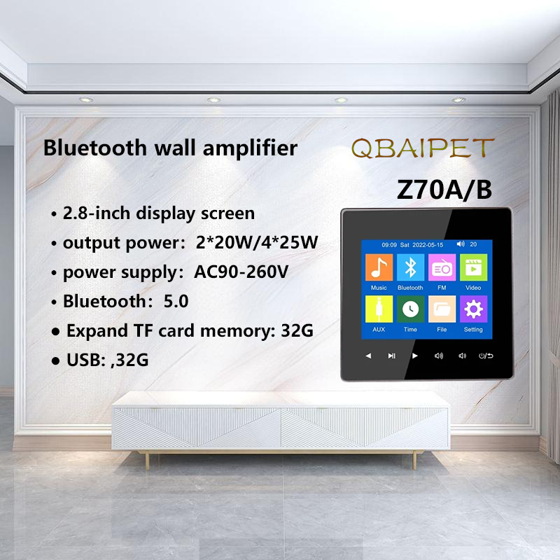 Amplificador de pared Bluetoot - Audio Music Background Free reseña y precio