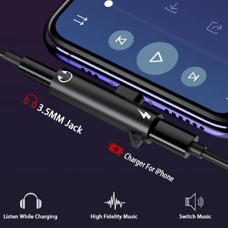 Divisor adaptador 2 en 1 para  - Audio And Music Splitter reseña y precio