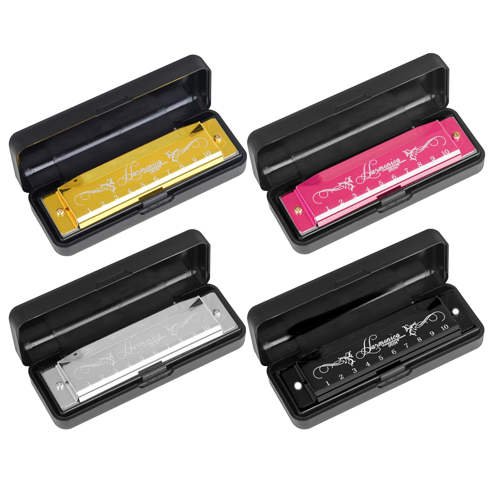 Armónica IRIN de 10 Orificios  - Harmonica 10 Hole reseña y precio