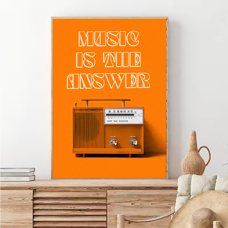 Cuadro Decorativo de Lienzo si - Audio Music Background Free reseña y precio