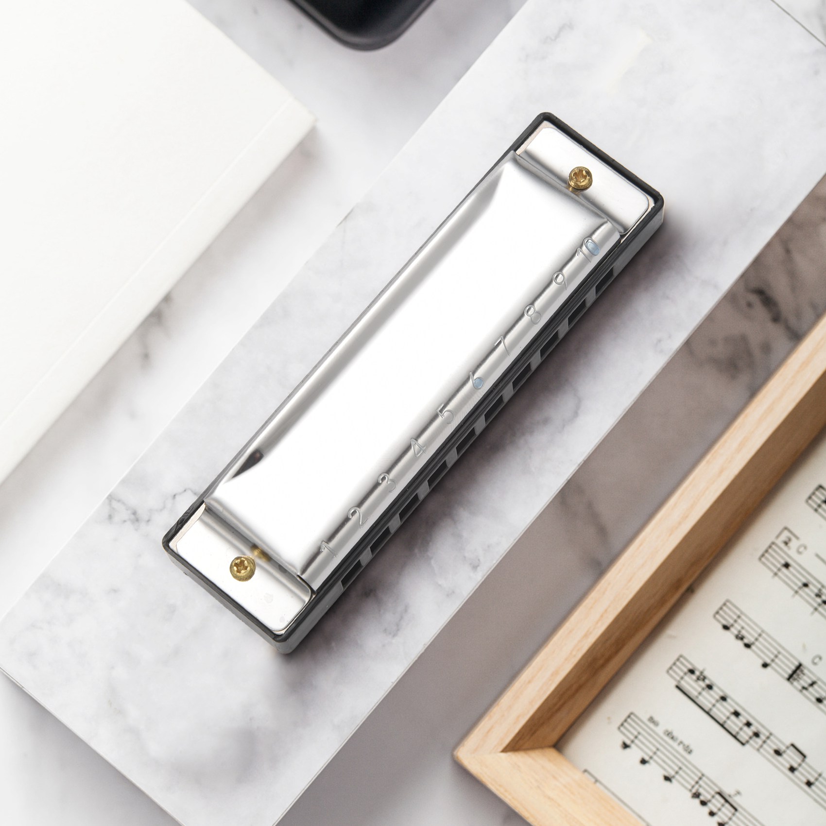 Armónica Blues ABXY de 10 Orif - Harmonica 10 Hole reseña y precio