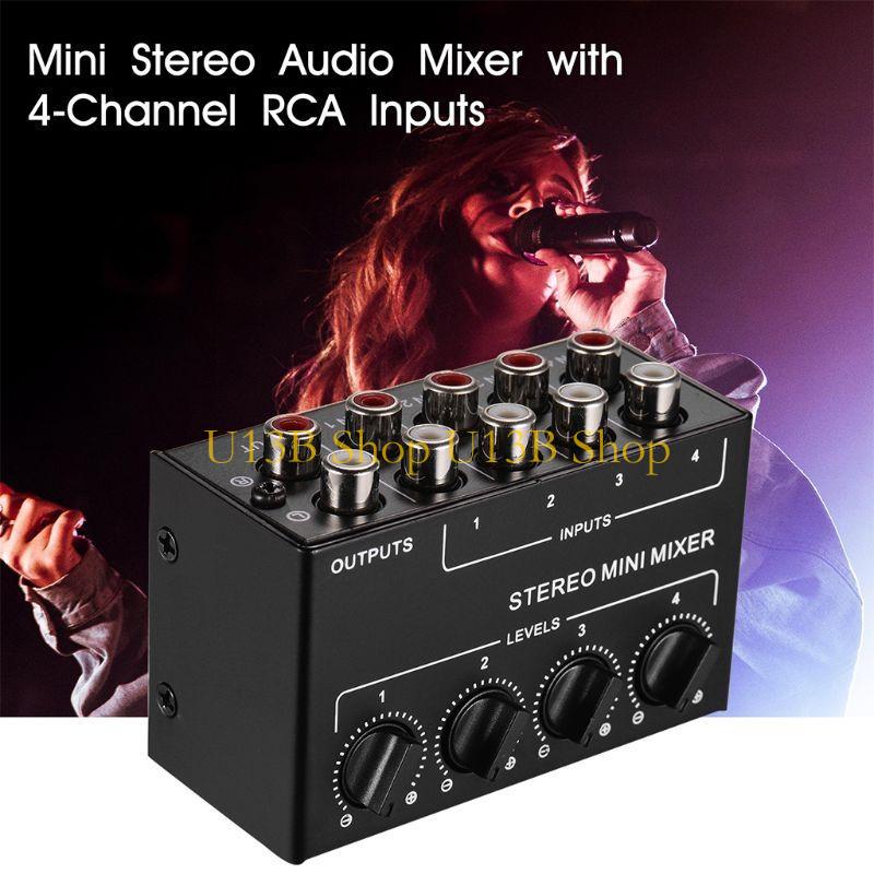 Mezclador pasivo 4 canales U13 - Audio And Music Splitter reseña y precio