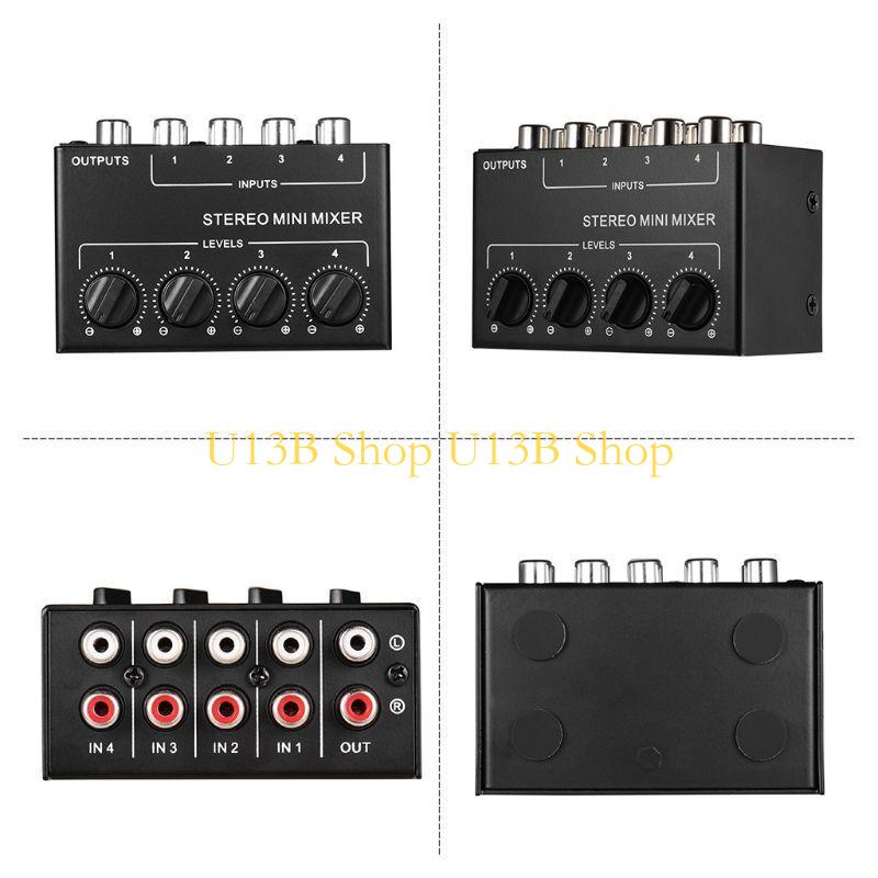 Mezclador pasivo 4 canales U13 - Audio And Music Splitter reseña y precio