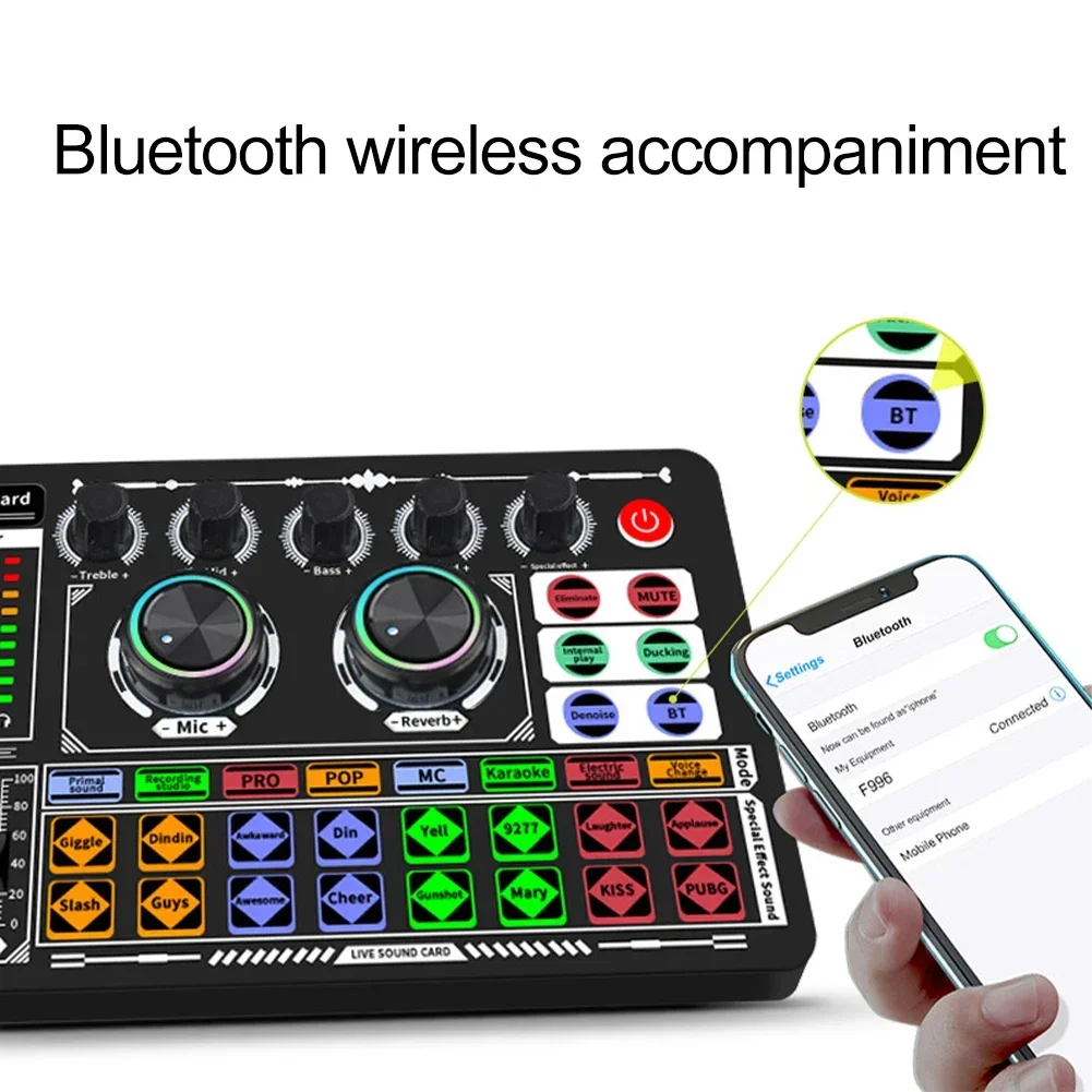 Mezclador de Audio USB, tarjet - Audio Music Voice Changer reseña y precio