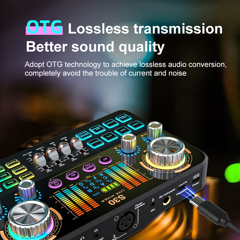 Tarjeta de Sonido FUHAM S30, M - Audio Music Voice Changer reseña y precio