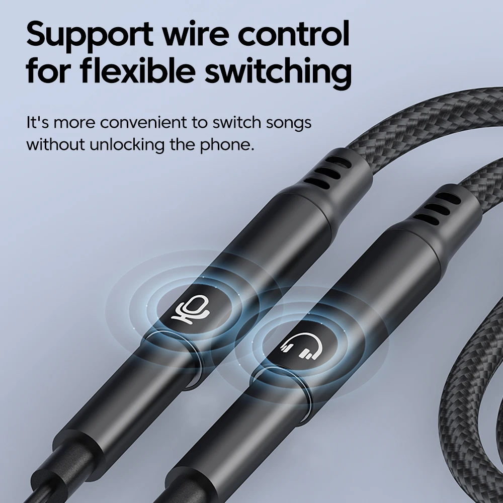 Cable de Audio tipo C macho a  - Audio And Music Splitter reseña y precio