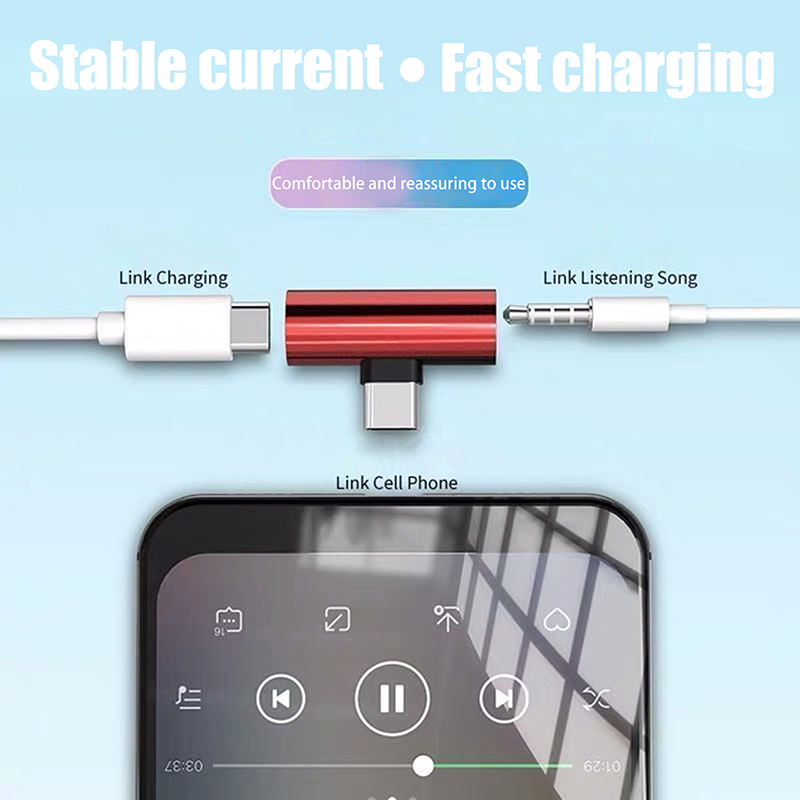 Adaptadores metálicos USB tipo - Audio And Music Splitter reseña y precio