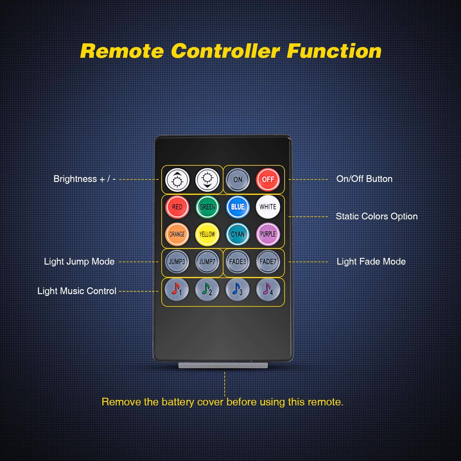 Nilight - TR-06 Juego de 4 Luc - Audio Music Light reseña y precio