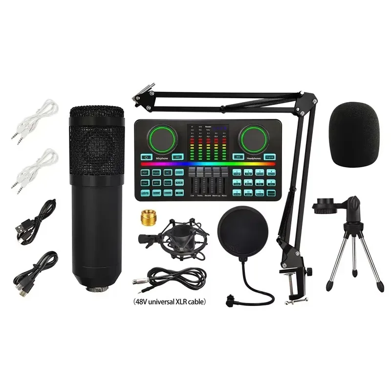 Micrófono con Tarjeta de Sonid - Audio Music Voice Changer reseña y precio