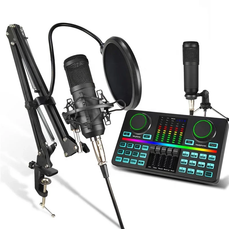 Micrófono con Tarjeta de Sonid - Audio Music Voice Changer reseña y precio