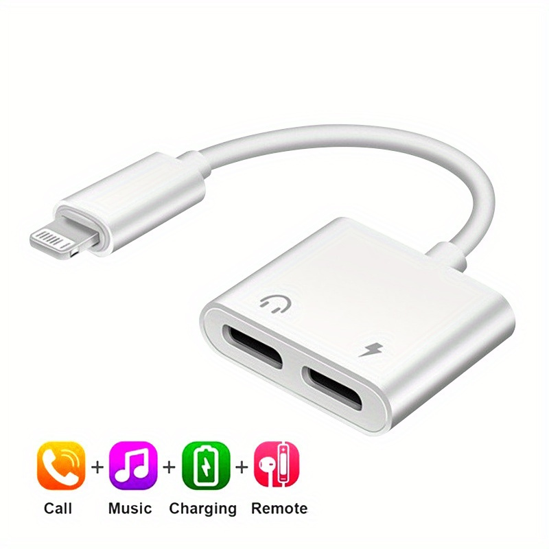 Adaptador Lightning 2 en 1 de  - Audio And Music Splitter reseña y precio