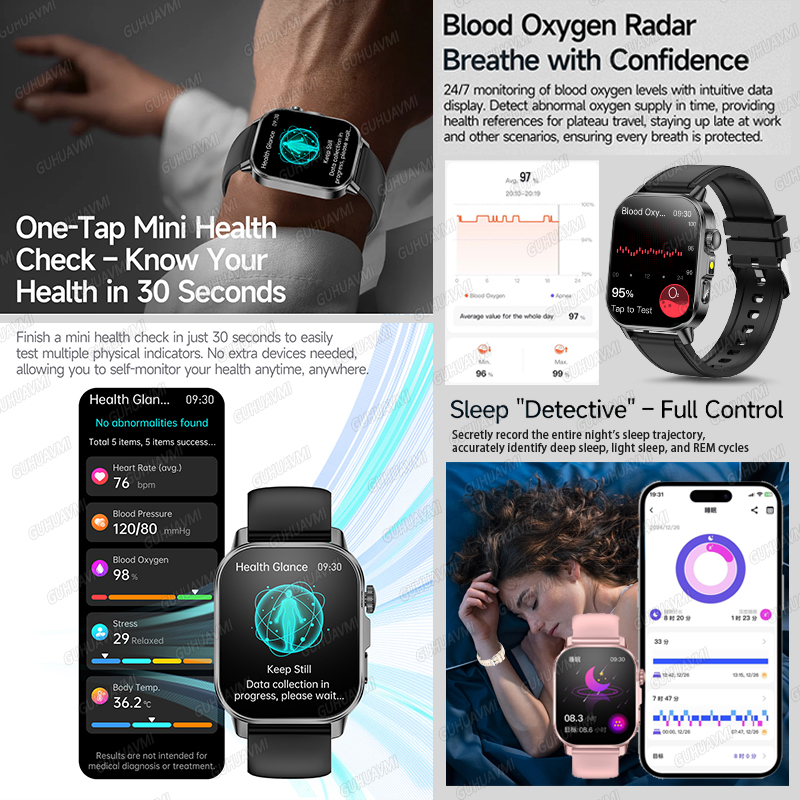 GUHUAVMI 2026 Nuevo Reloj Inte - Audio Music Light reseña y precio