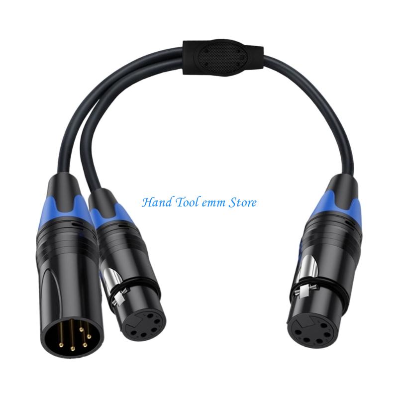 Cable XLR H37F 5 pines profesi - Audio And Music Splitter reseña y precio