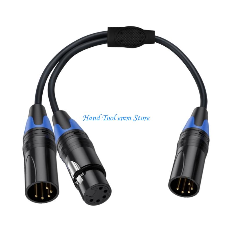 Cable XLR H37F 5 pines profesi - Audio And Music Splitter reseña y precio