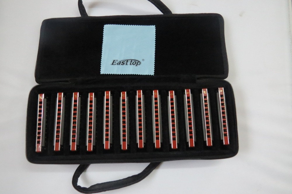 EASTTOP armónica de blues T008 - Harmonica 10 Hole reseña y precio