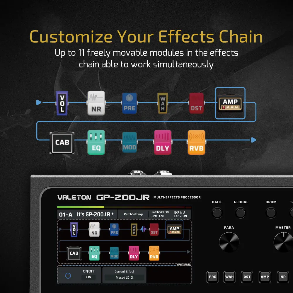 VALETON GP-200JR procesador de - Audio Interface Usb reseña y precio