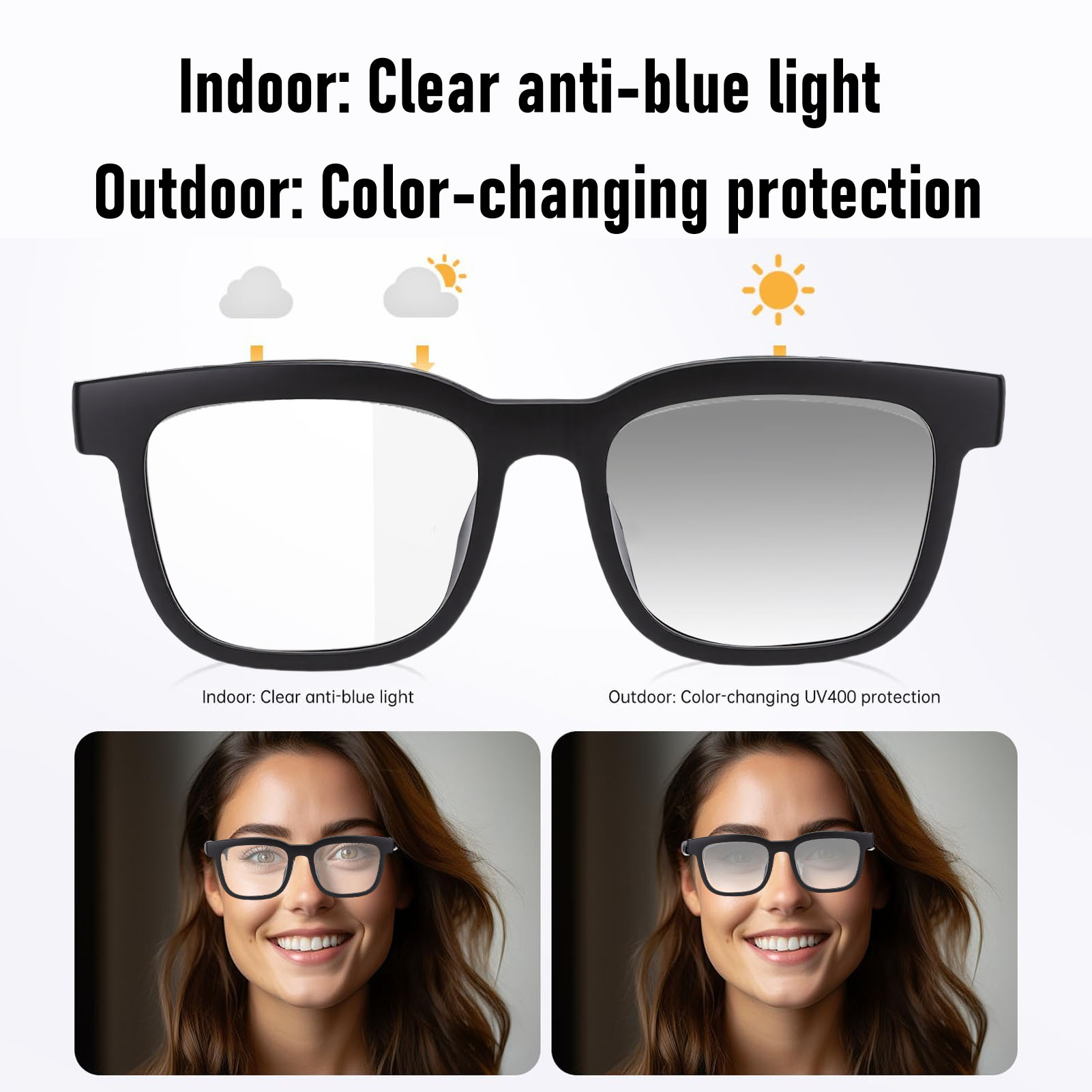 Gafas Inteligentes con Audio p - Audio Music Light reseña y precio