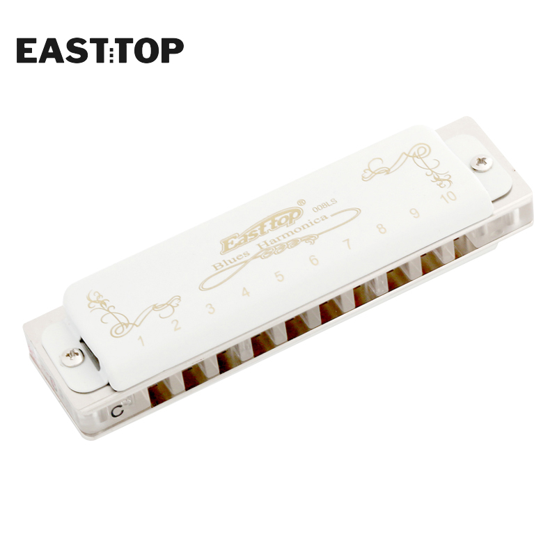 EASTTOP-peine transparente de  - Harmonica 10 Hole reseña y precio