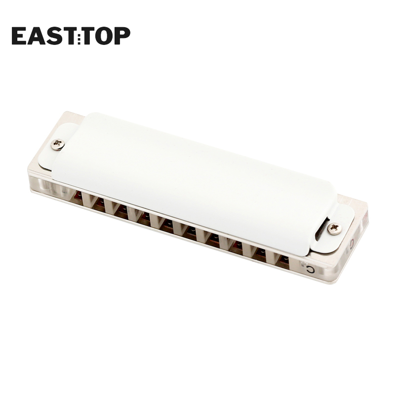EASTTOP-peine transparente de  - Harmonica 10 Hole reseña y precio