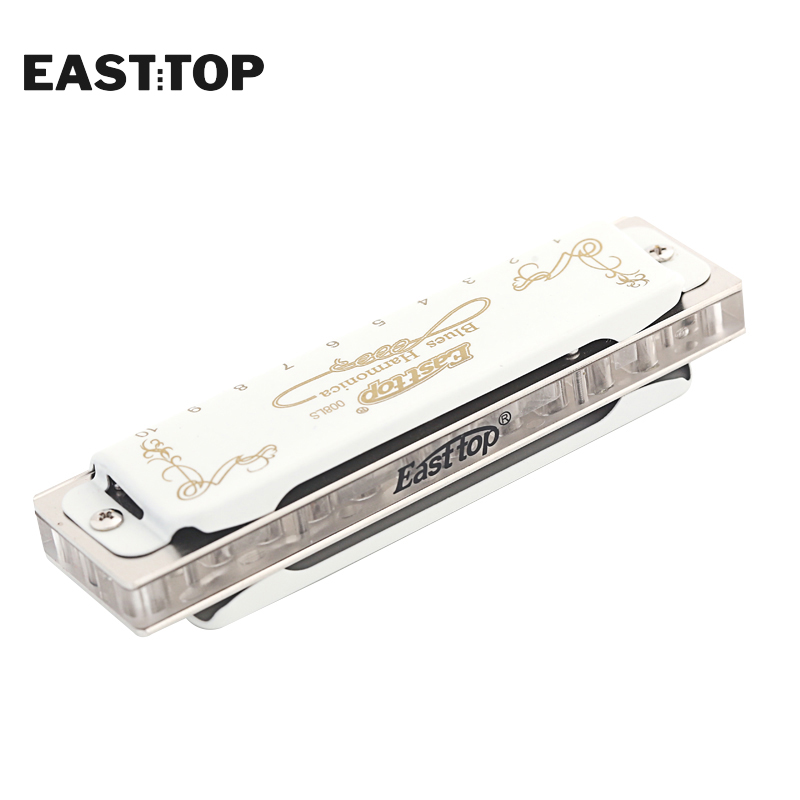 EASTTOP-peine transparente de  - Harmonica 10 Hole reseña y precio