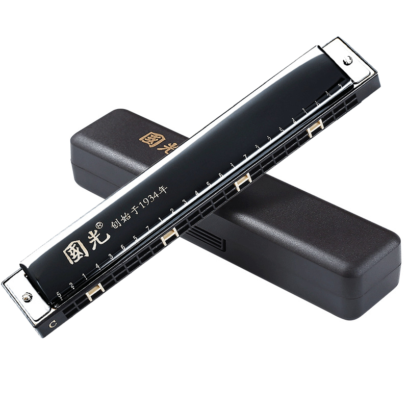 Guoguang trémolo armónica 24 a - Harmonica 10 Hole reseña y precio
