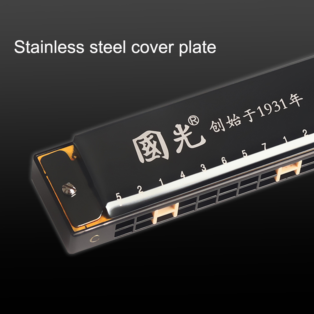 Guoguang trémolo armónica 24 a - Harmonica 10 Hole reseña y precio
