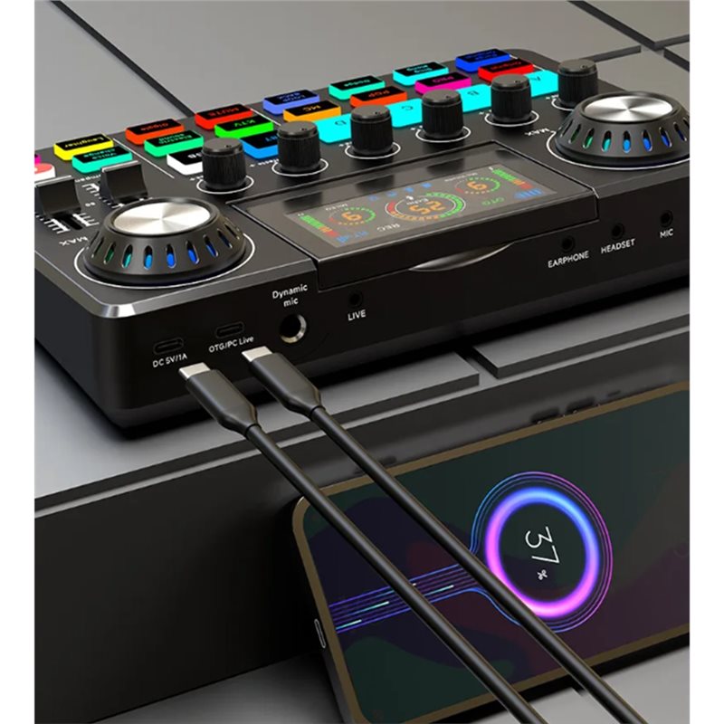 Mezclador de Audio ABLB, Tarje - Audio Music Voice Changer reseña y precio