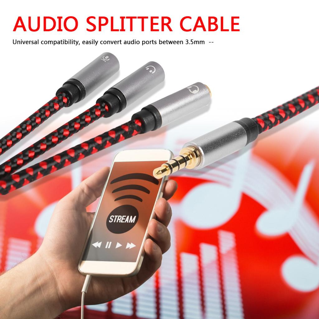 Divisor Auxiliar de Audio de 3 - Audio And Music Splitter reseña y precio
