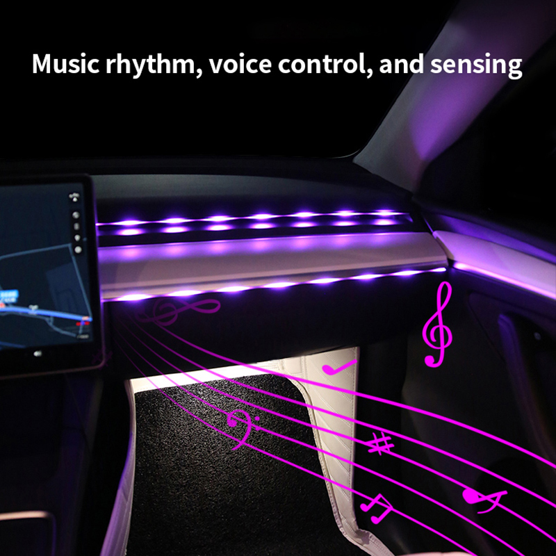 Luz de ambiente de luz fría co - Audio Music Light reseña y precio