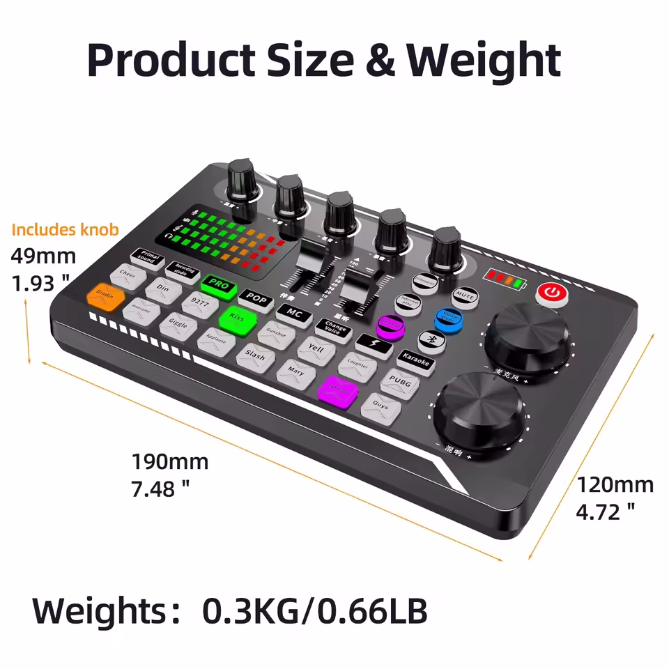 Micrófono profesional, micrófo - Audio Music Voice Changer reseña y precio