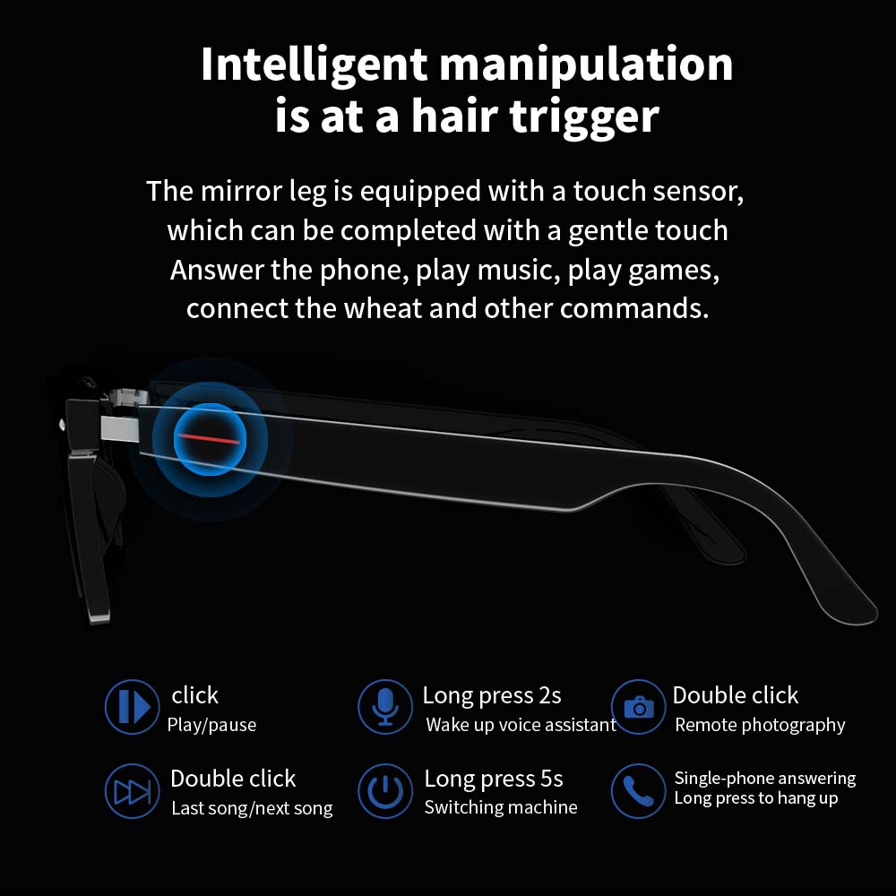 Gafas inteligentes SENBONO E13 - Audio Music Light reseña y precio